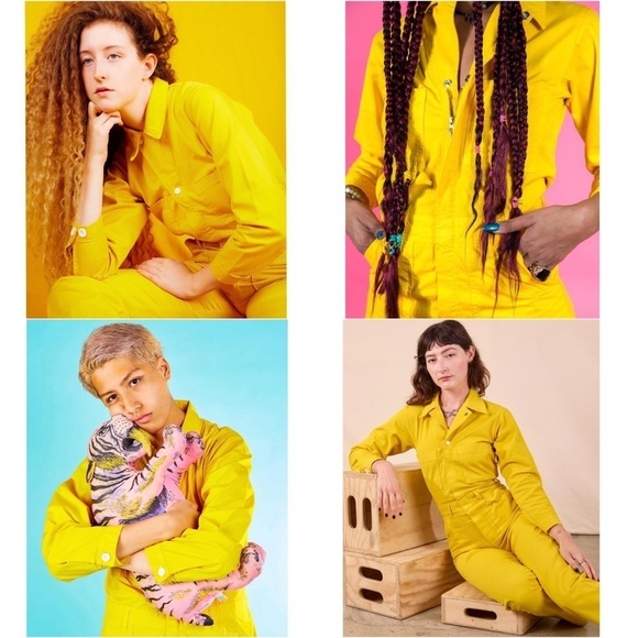 BIG BUD PRESS 70s Cotton Twill Long Sleeve Collared Utility Coveralls Jumpsuit M - Picture 8 of 16